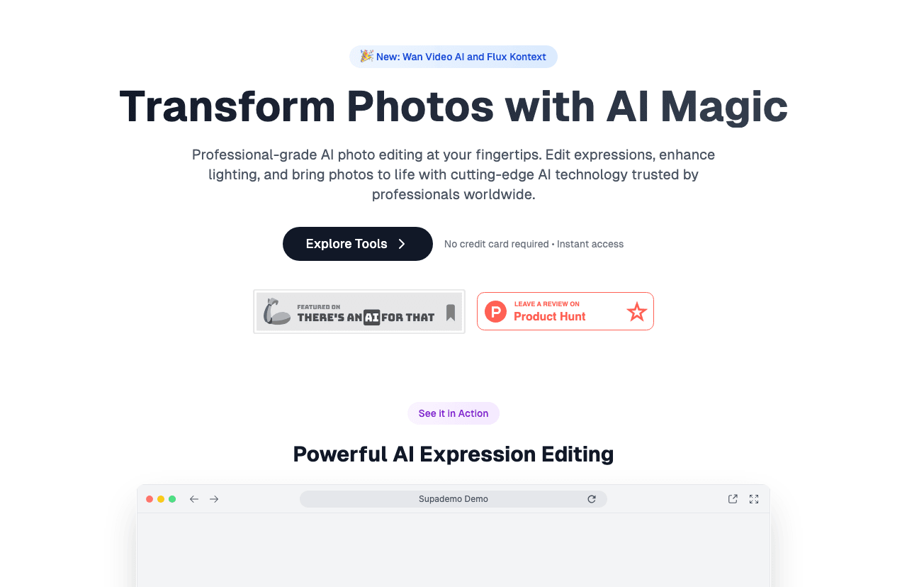 MimicPhoto Design showing Design - Transform photos with AI