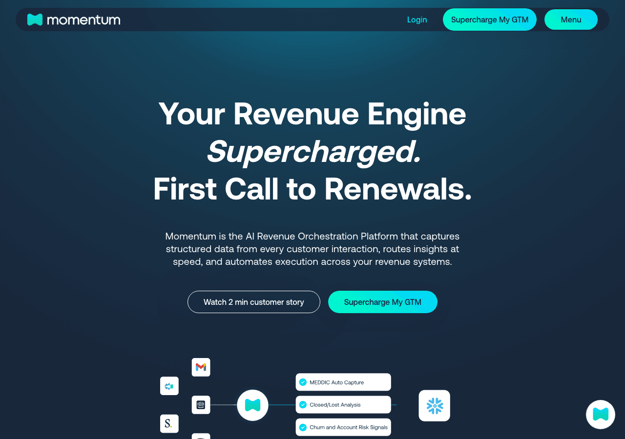 Momentum AI Data Analytics showing Data Analytics - Empowering AI Solutions