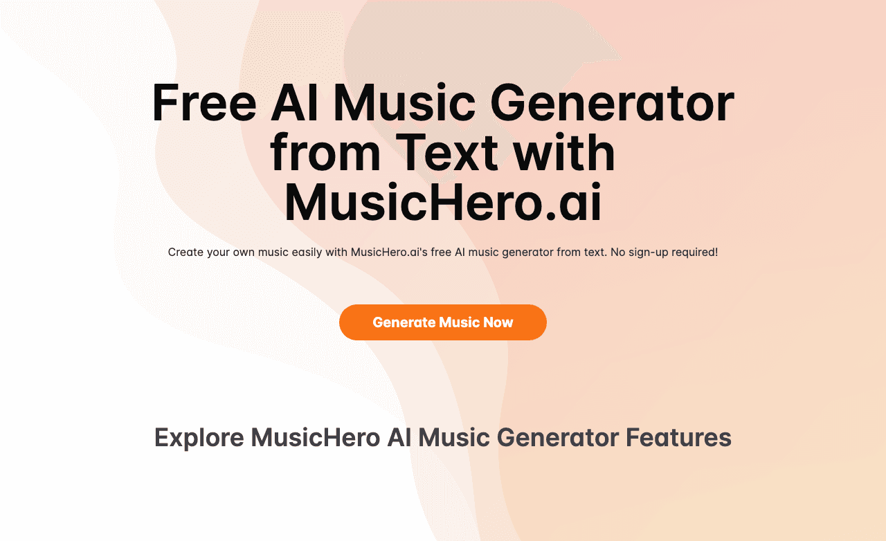 MusicHero.ai Music Generation showing music composition - Empower Your Music with AI