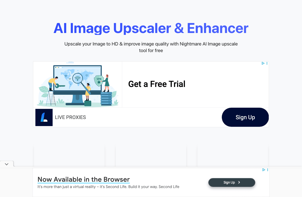 Nightmare AI Image Generation showing Image Generation - Unleash the power of AI in your creative projects