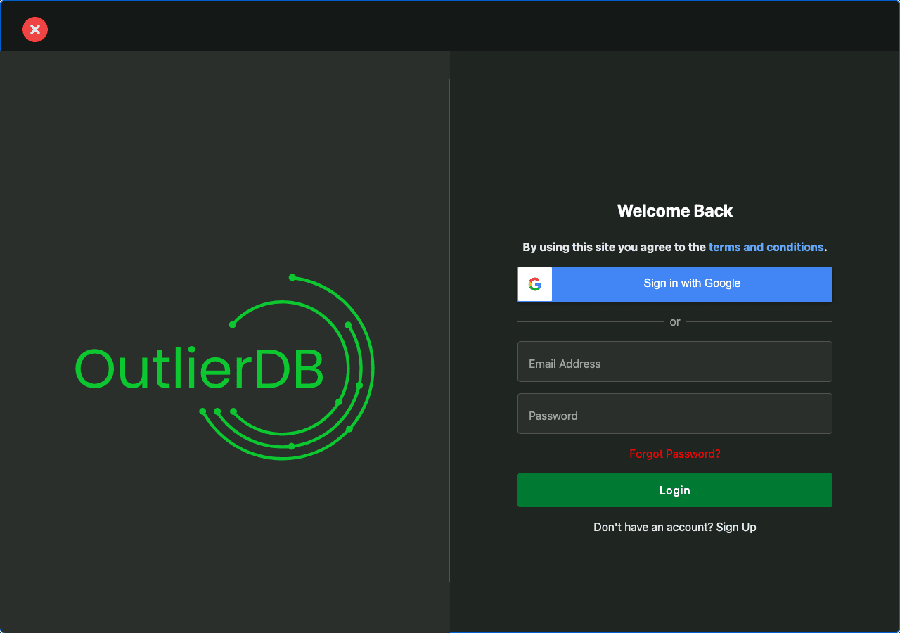 Outlier Database Search & Discovery showing Search & Discovery - Your gateway to advanced Brazilian Jiu-Jitsu analytics