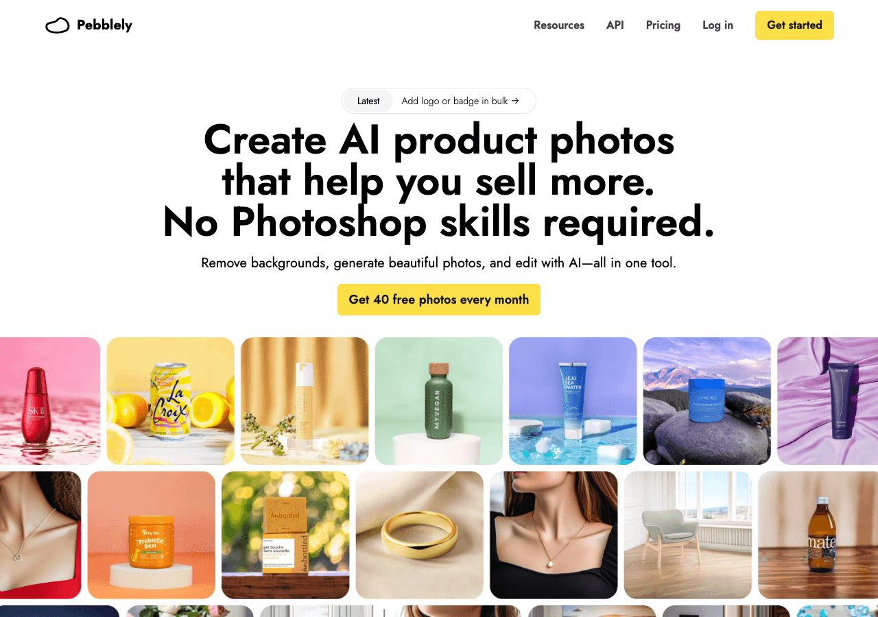 Pebblely Image Generation showing Image Generation - Empowering Multilingual Communication