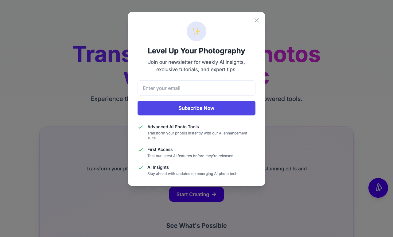 Photor AI Image Generation showing Image Generation - Transform Ordinary Photos into Visual Masterpieces with AI