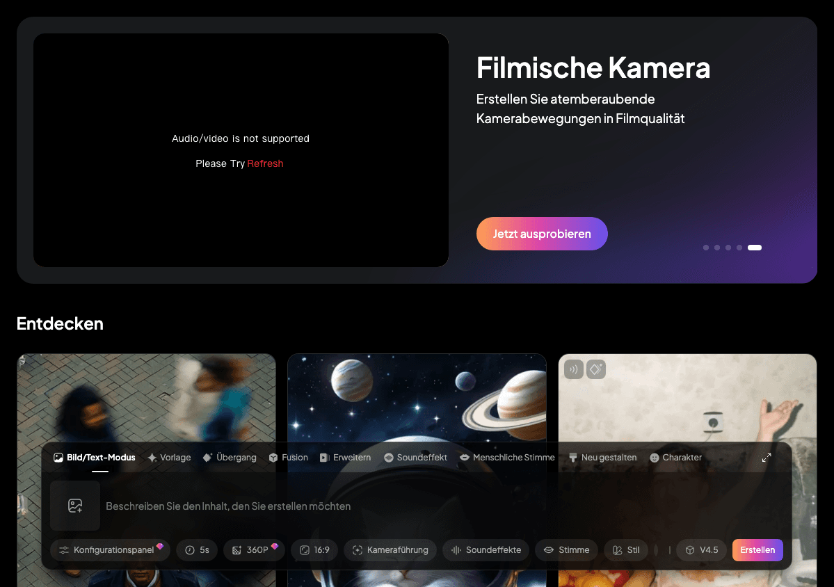 PixVerse Video Generation showing text to video - Unleashing Creative Potential for Everyone!