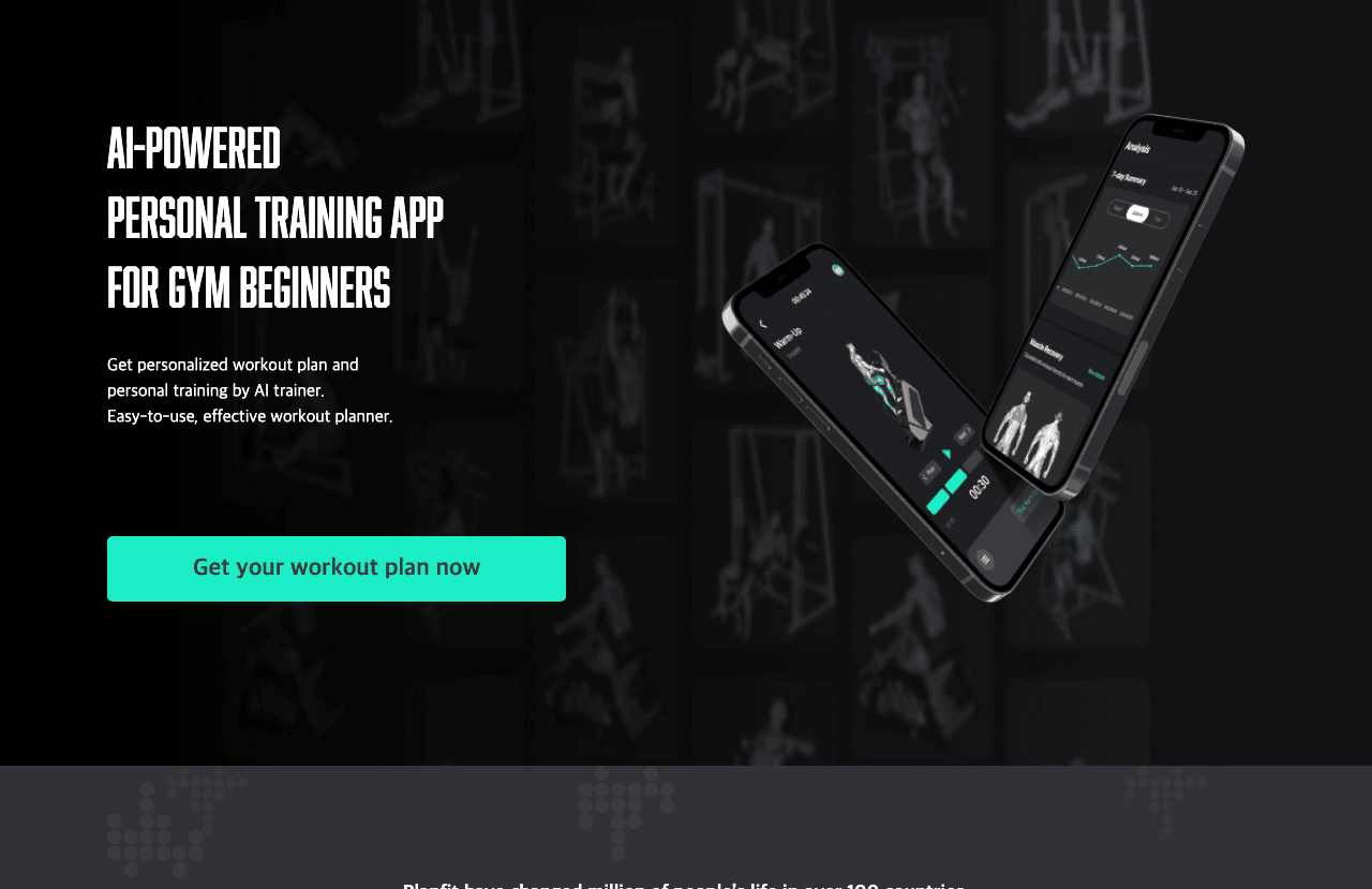Planfit AI Agents showing AI Agents - Your personalized fitness planner