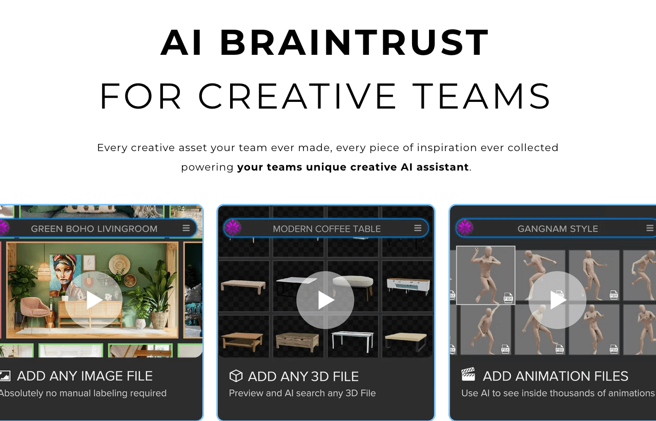 Promethean AI 3D Generation showing 3D Generation - Empowering creativity through AI