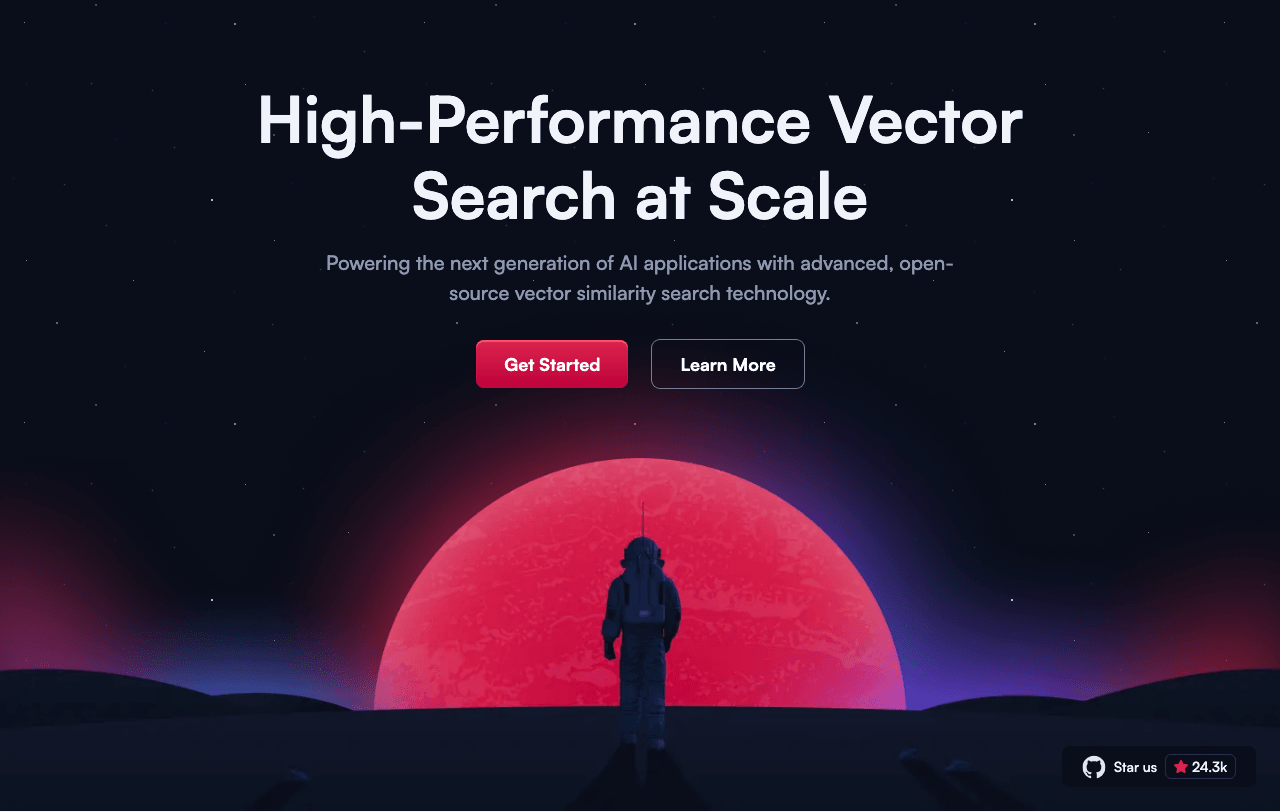 Qdrant Search & Discovery showing Search & Discovery - Efficient, scalable vector search engine for high-performance AI, ML,