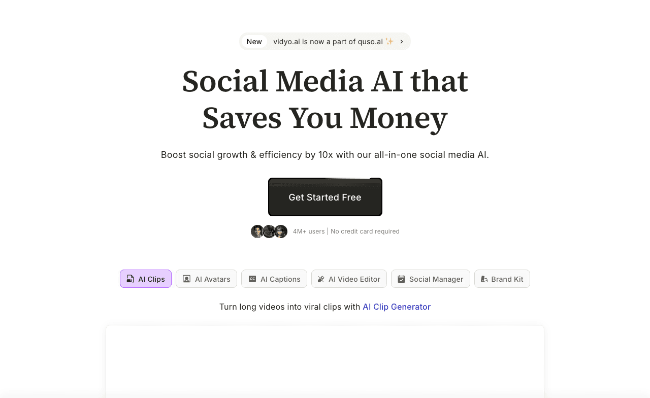 quso.ai Video Editing showing taxonomy - Transforming Text with AI