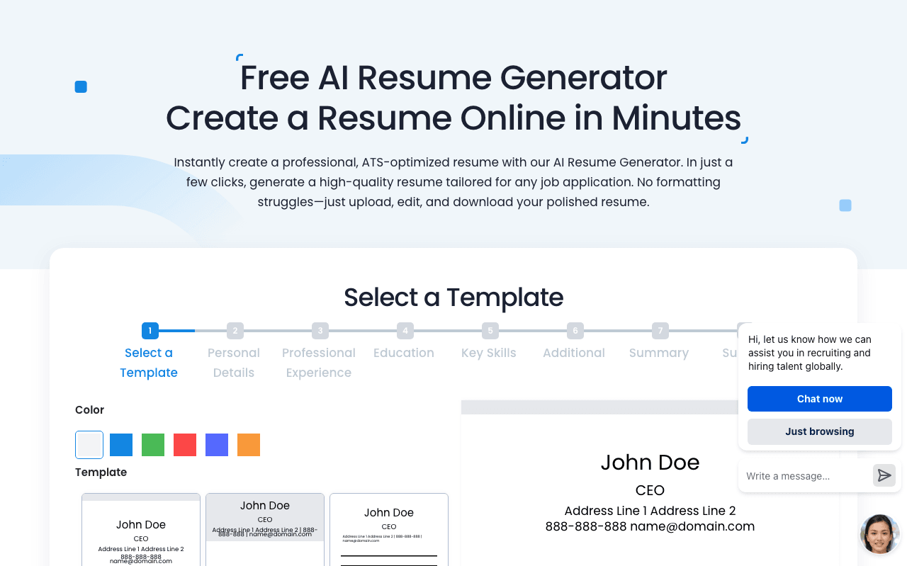 Remote People Productivity & Collaboration showing Productivity & Collaboration - Craft professional resumes with ease