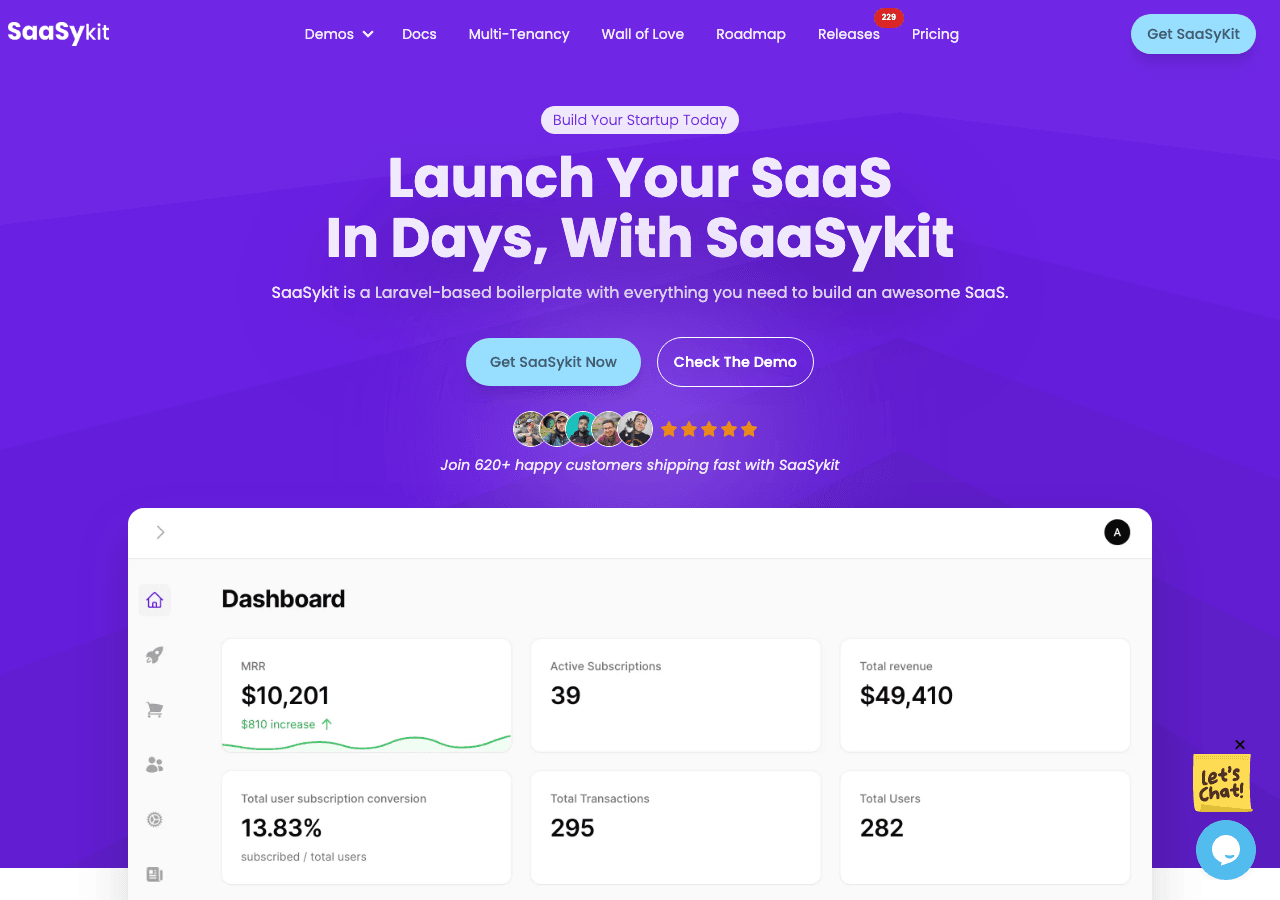 SaaSykit Code Assistance showing Code Assistance - Empowering your SaaS journey