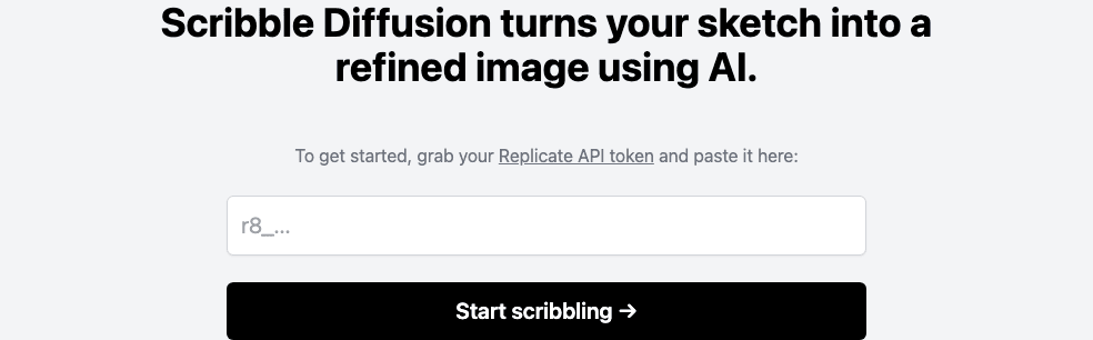 Scribble Diffusion Image Generation showing Image Generation - Turn your sketch into a refined image with AI