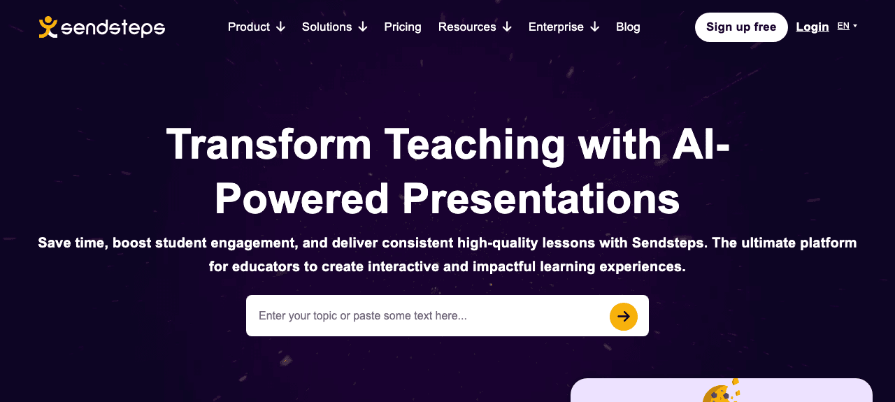 Sendsteps.ai Productivity & Collaboration showing Productivity & Collaboration - Interactive Presentations Made Easy