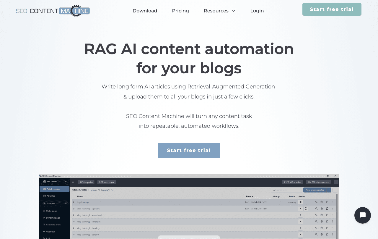 SEO Content Machine Writing & Translation showing Writing & Translation - Your Ultimate Content Creation Companion