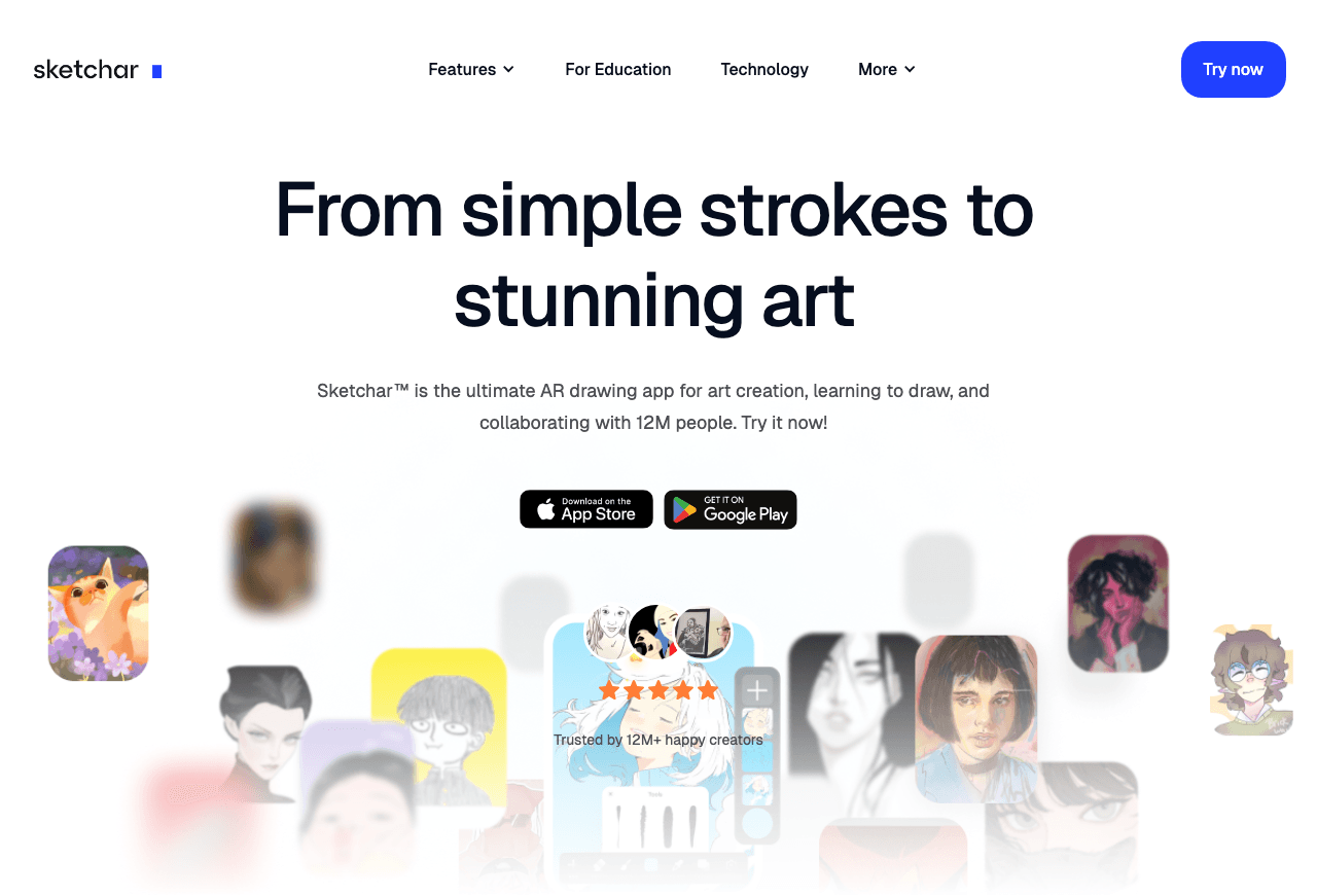 Sketchar Design showing Design - Turn your smartphone into an AR drawing tool
