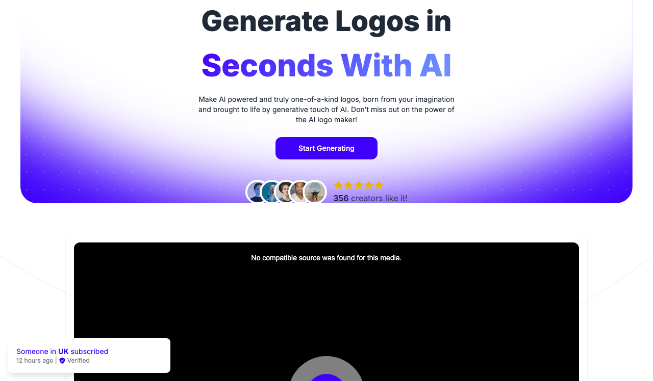 Sketch Logo AI Design showing Design - Automated logo design powered by AI