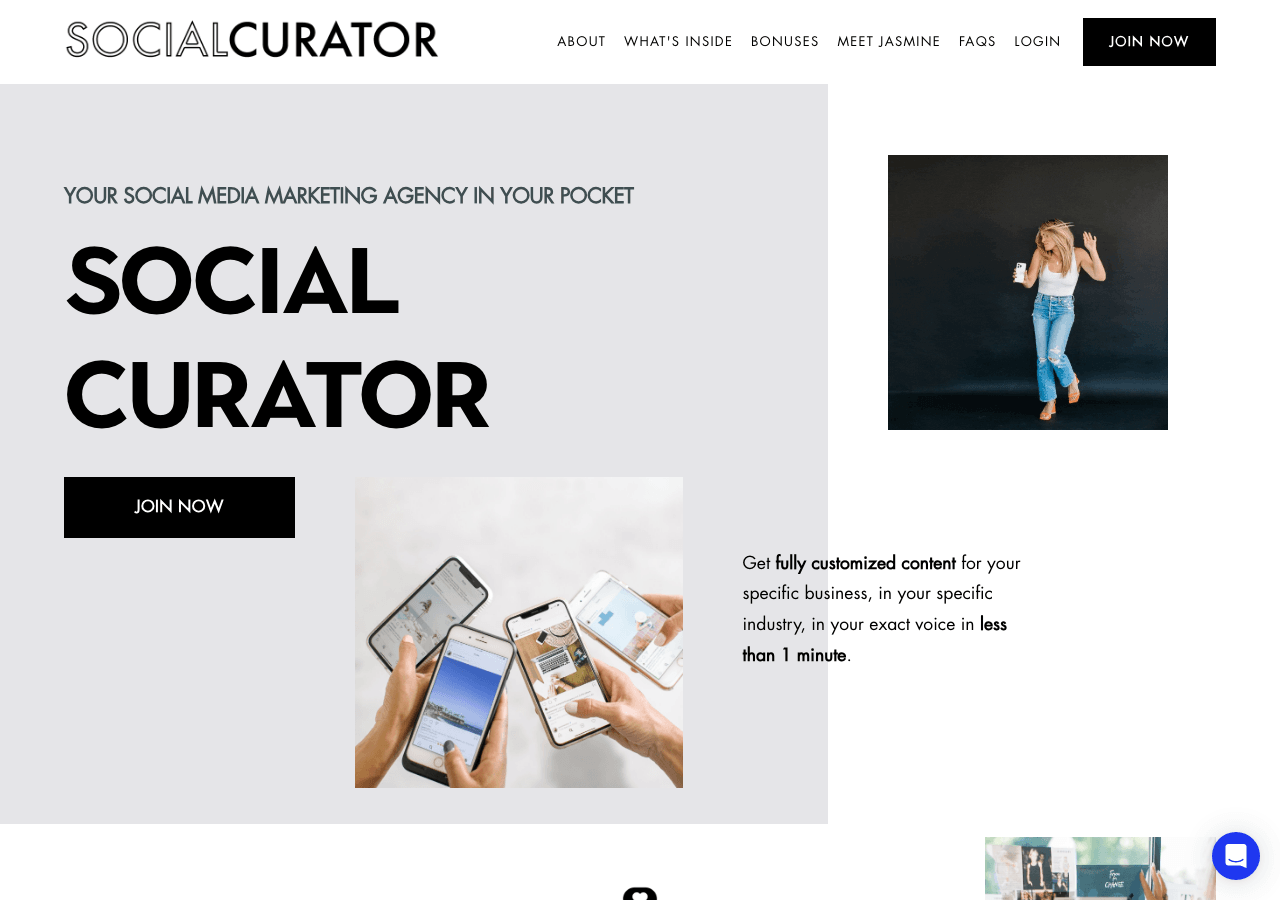 Social Curator Marketing Automation showing Marketing Automation - Curate Your Social Media Content with Ease