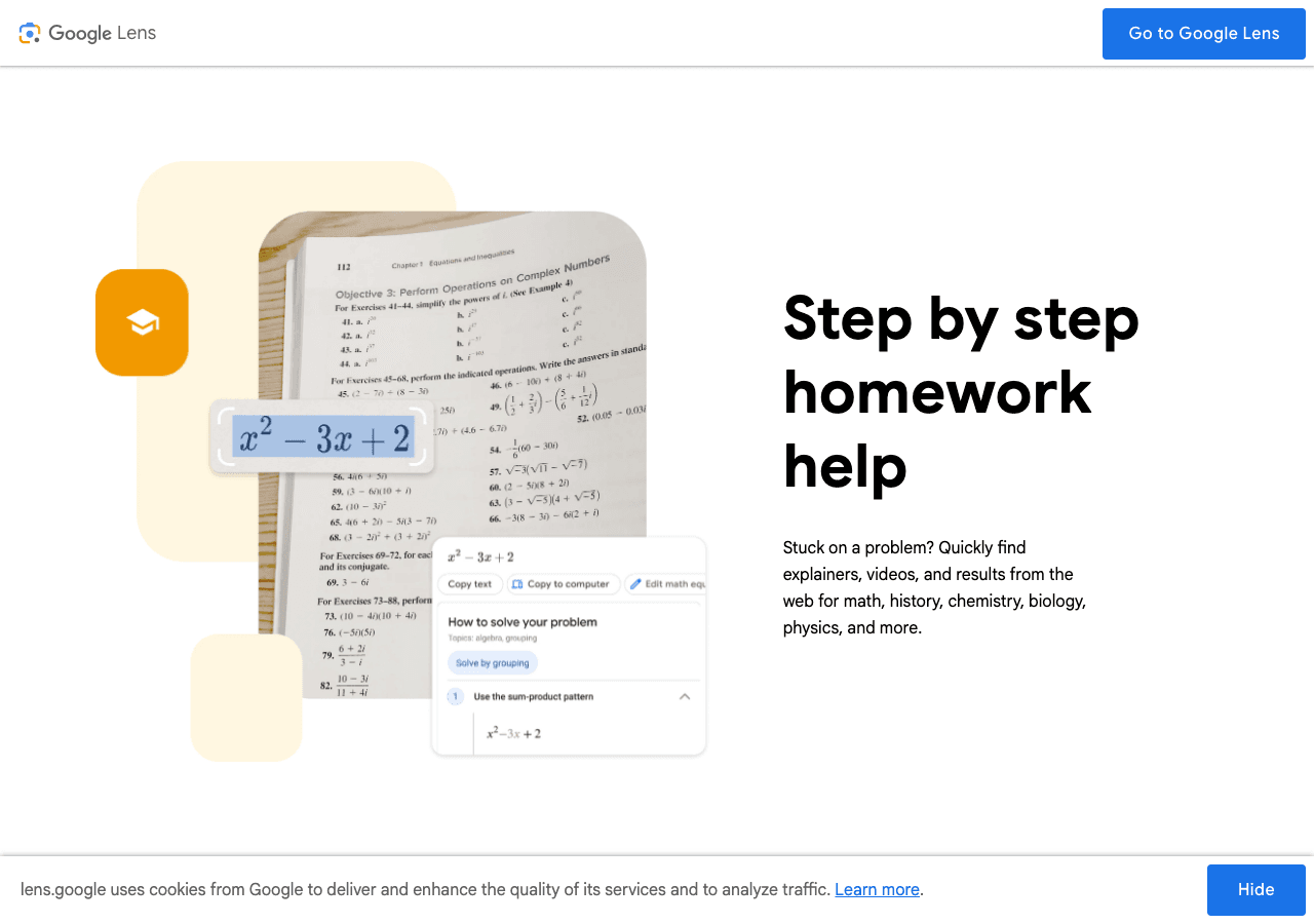 Socratic by Google Search & Discovery showing homework help - Empowering curious minds
