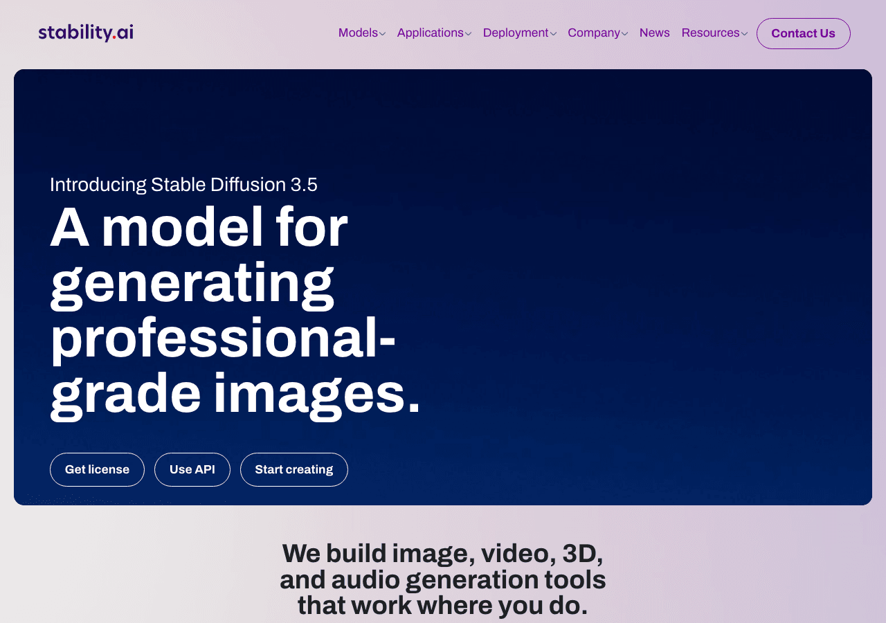 Stable Diffusion 3D Generation showing 3D Generation - AI Stability Solutions for Your Data