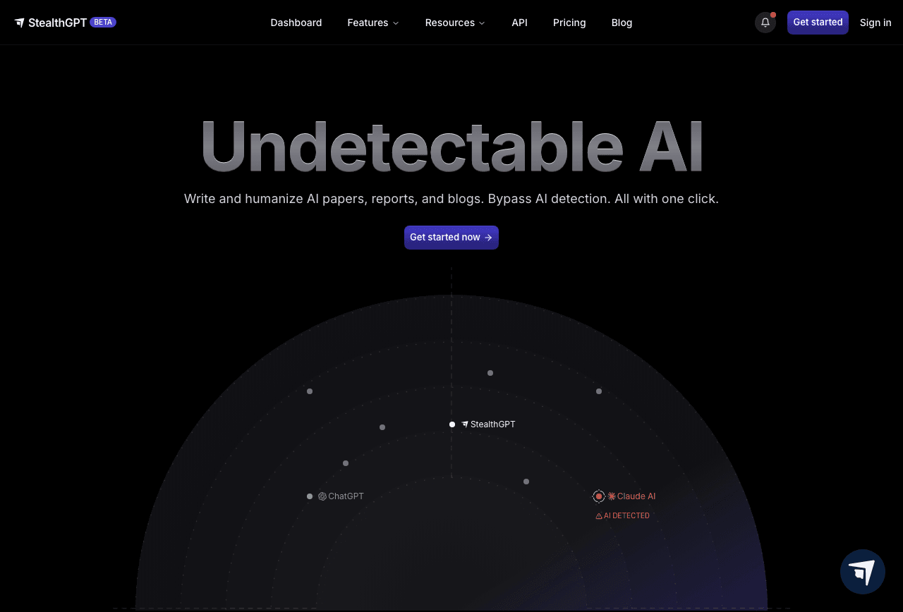StealthGPT Writing & Translation showing Writing & Translation - Write anything, anywhere—undetectable and unstoppable with S