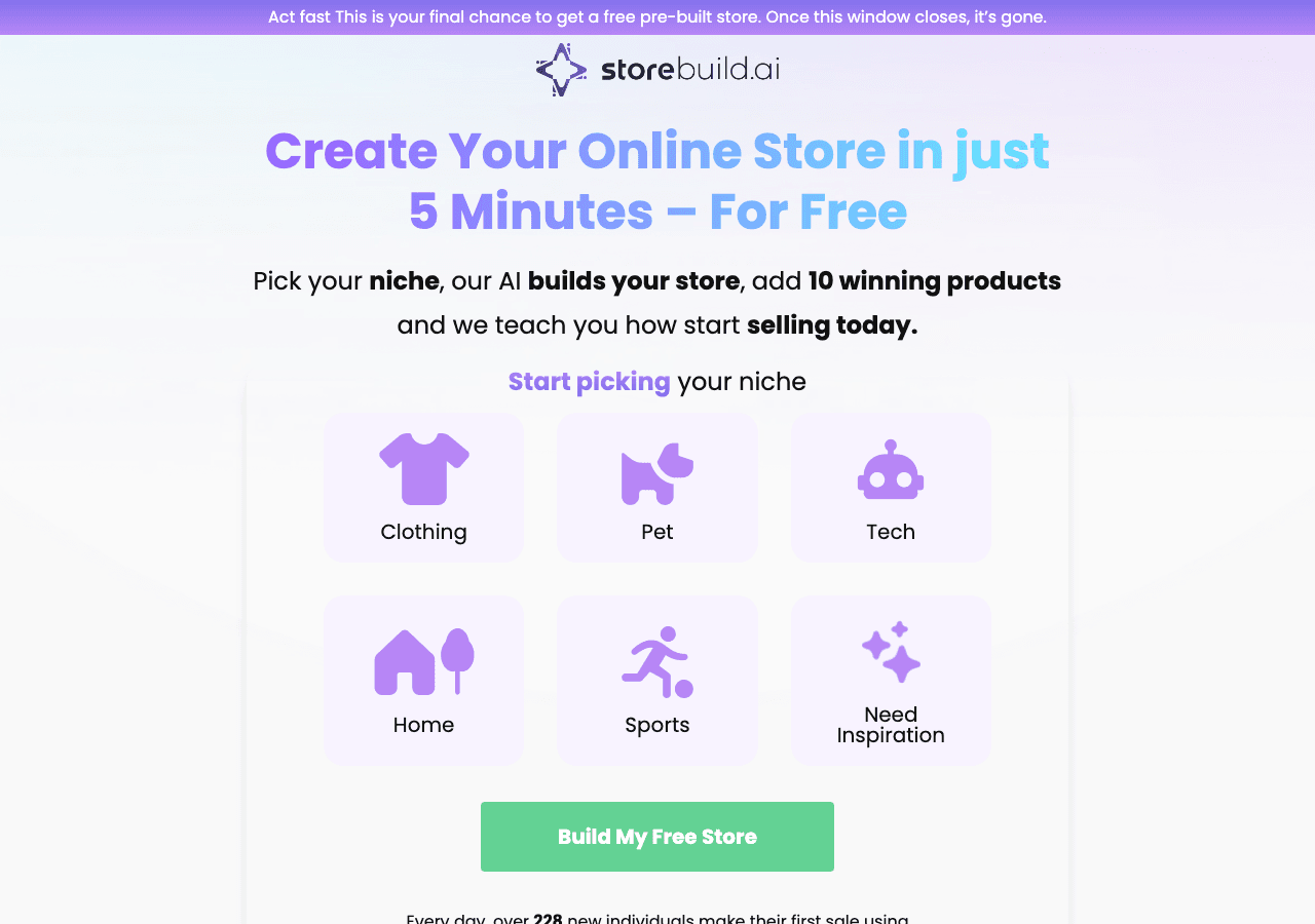 StoreBuild.ai Productivity & Collaboration showing Productivity & Collaboration - Turn your ideas into live Shopify stores in