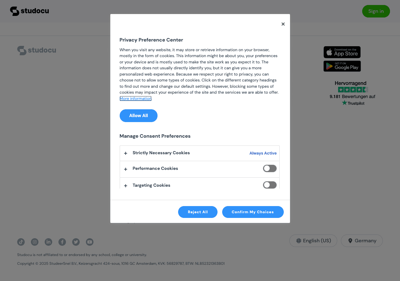 Studocu Productivity & Collaboration showing ai study assistant - Empower everyone to excel at their studies