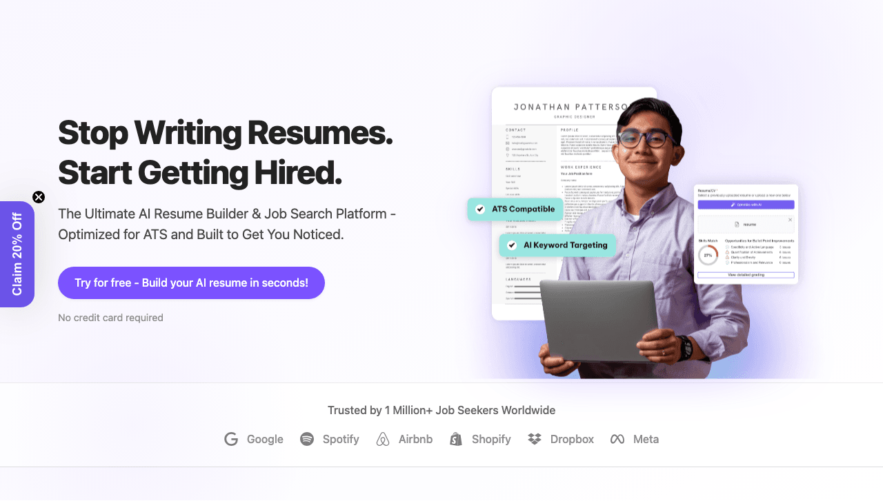 Swooped Productivity & Collaboration showing Productivity & Collaboration - Stop Writing Resumes. Start Getting Hired.