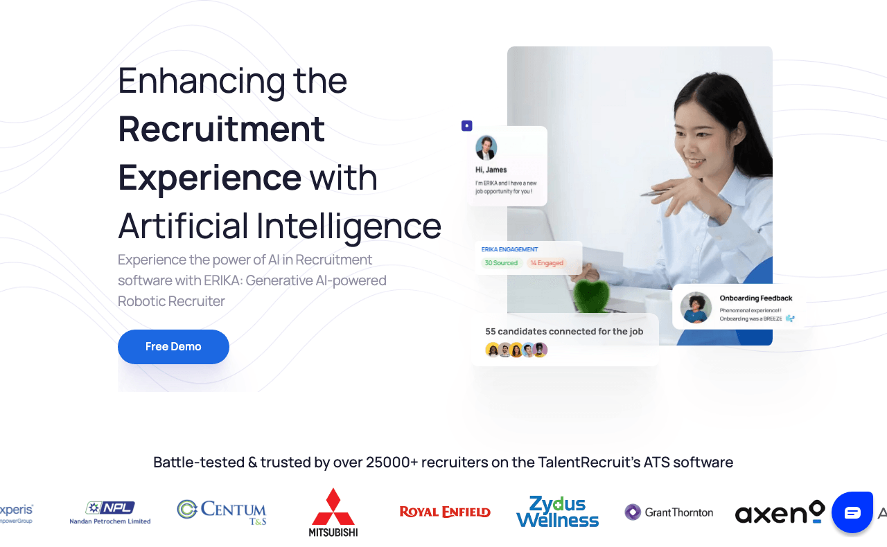 TalentRecruit Productivity & Collaboration showing Productivity & Collaboration - Revolutionize the Hiring Experience