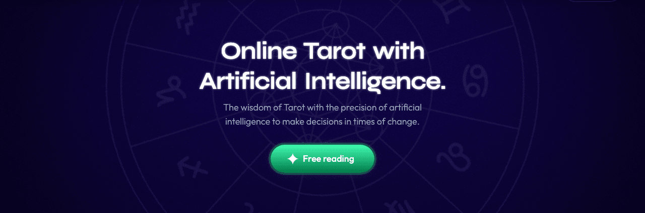 Tarotia Conversational AI showing Conversational AI - Uncover Your Destiny with AI-Powered Tarot Readings