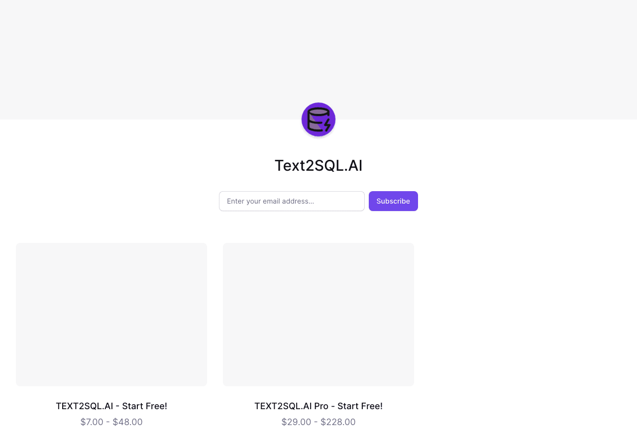 Text2SQL.ai Code Assistance showing Code Assistance - Empowering you to convert text to SQL effortlessly