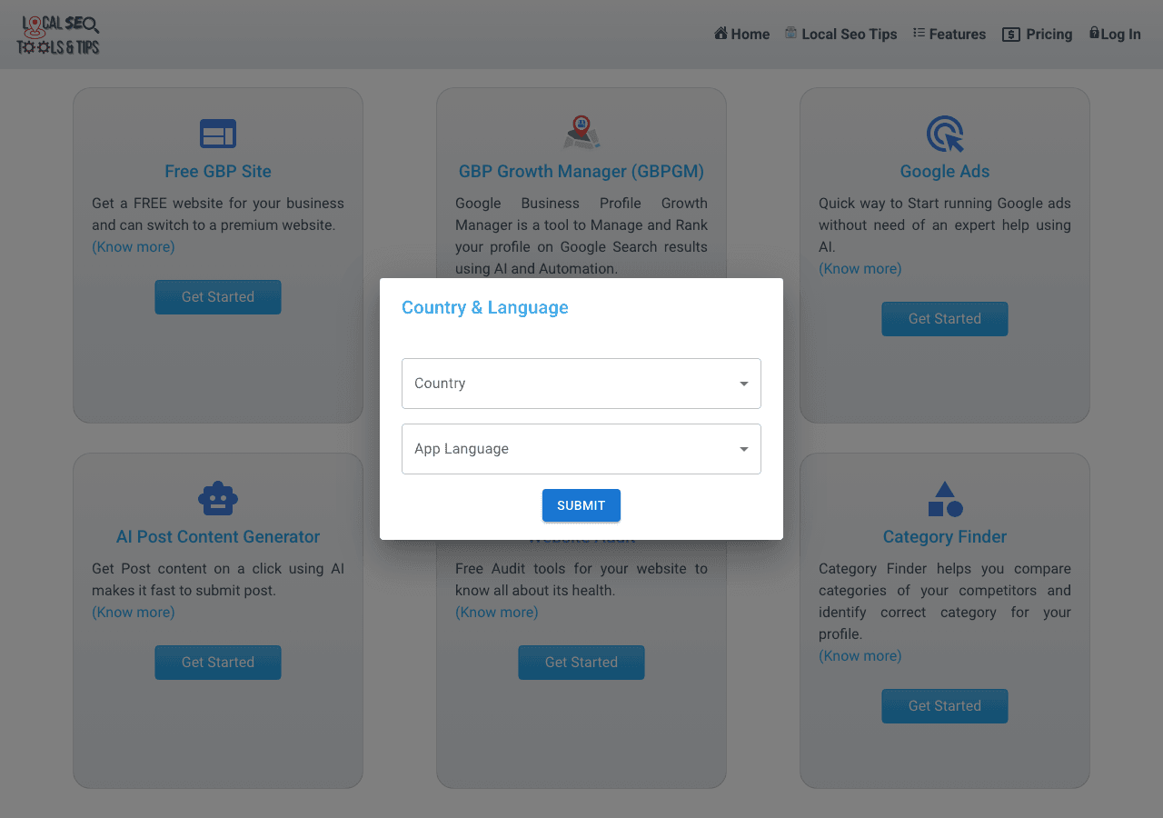 Local SEO Tools and Tips (LSTT) Marketing Automation showing Marketing Automation - Empowering local businesses with AI-drive