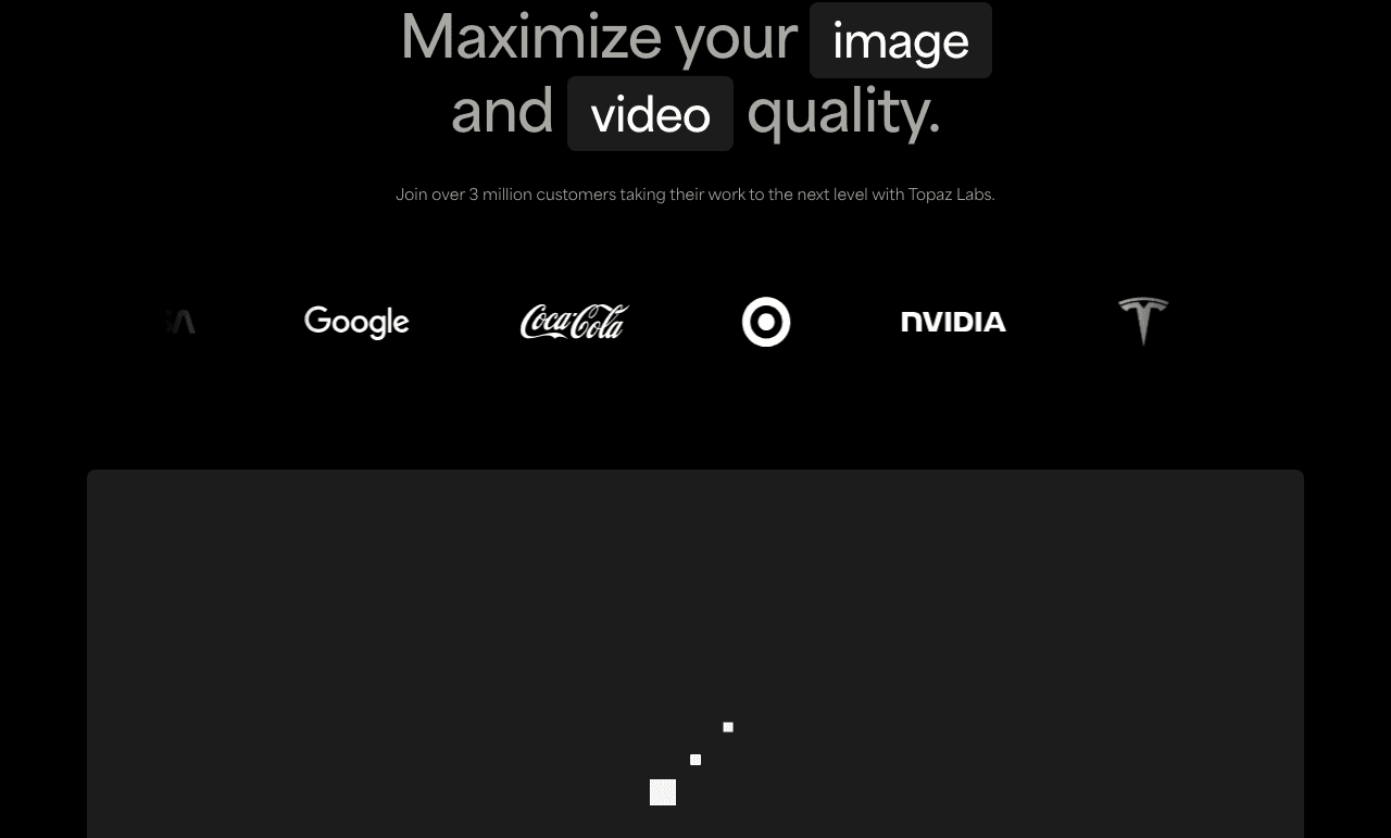 Topaz Labs Image Generation showing Image Generation - Professional-grade photo and video editing powered by deep learning