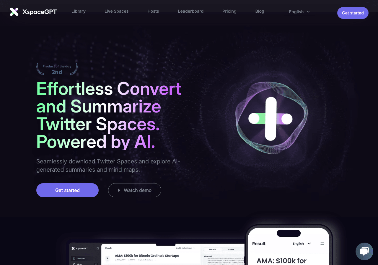 XspaceGPT Audio Editing showing Audio Editing - Enhancing your Twitter experience with AI