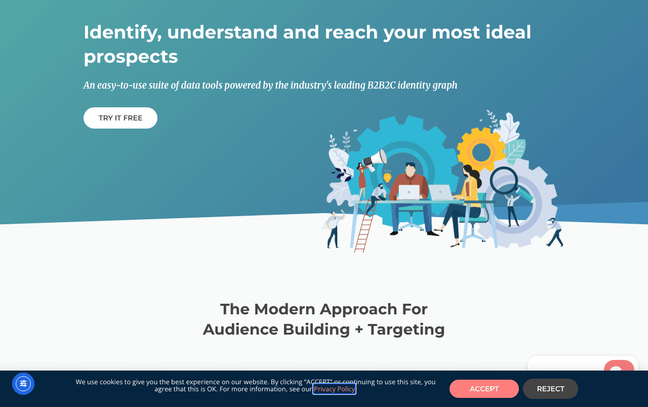 Versium Data Analytics showing Data Analytics - Data-driven insights for smarter decisions