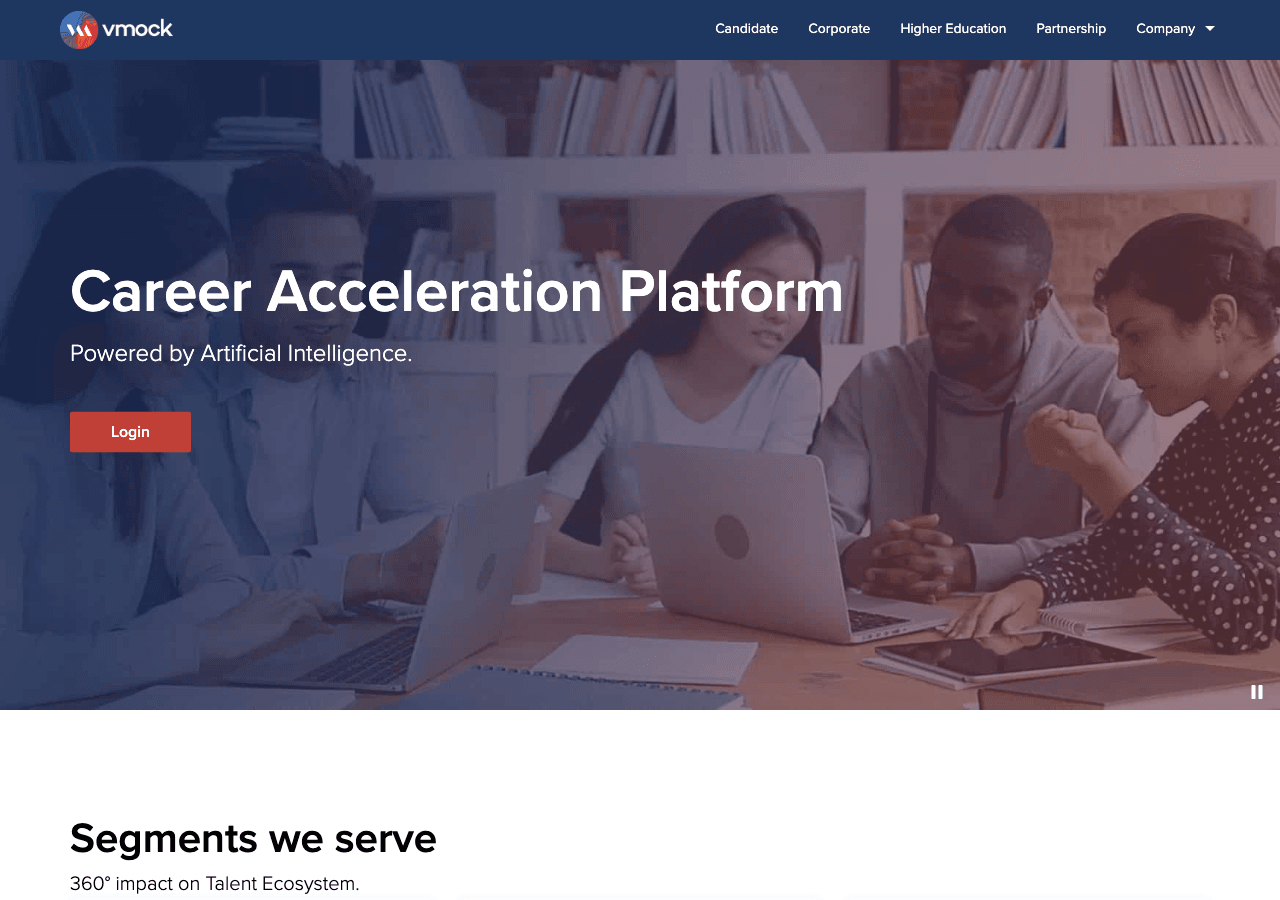 VMock Productivity & Collaboration showing Productivity & Collaboration - Elevate Your Resume