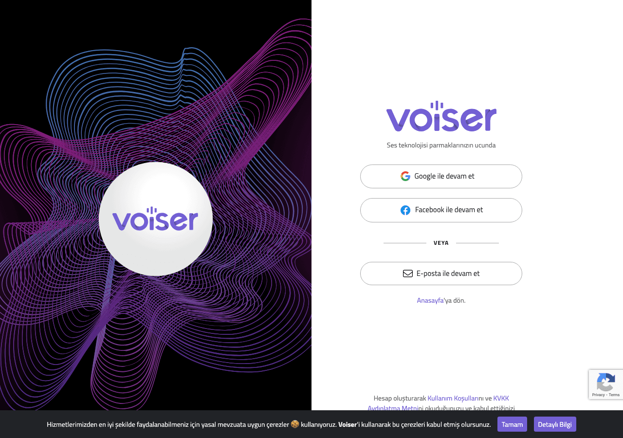 Voiser Audio Generation showing text to speech - Empower your content with natural-sounding voiceovers