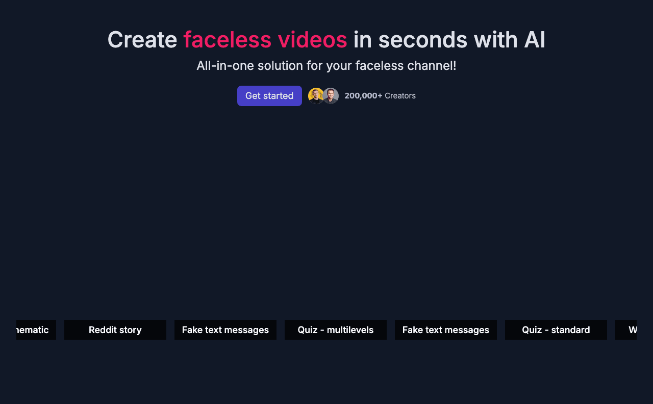 Vsub Video Generation showing Video Generation - AI subtitles and translations in seconds