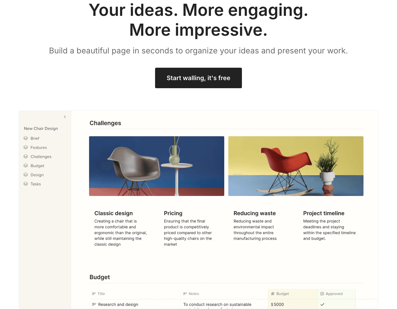 Walling Productivity & Collaboration showing Productivity & Collaboration - Organize Your Thoughts Visually