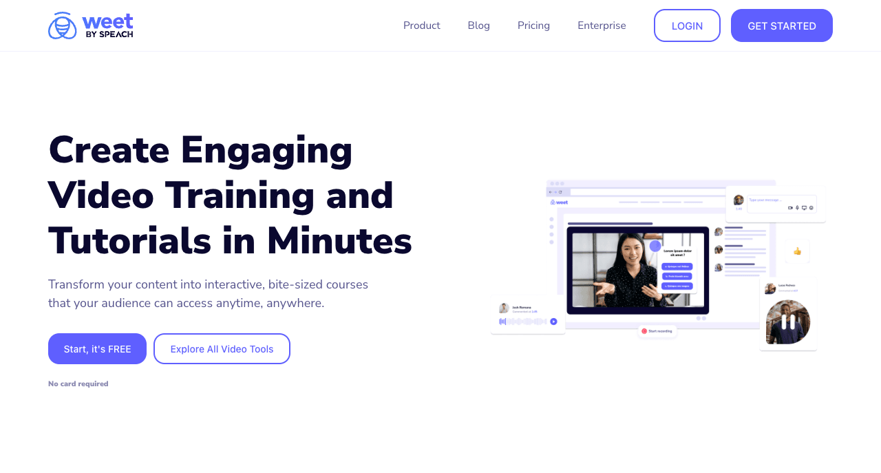 Weet Productivity & Collaboration showing Productivity & Collaboration - Free AI Video Generator - Create AI Videos in 100 La