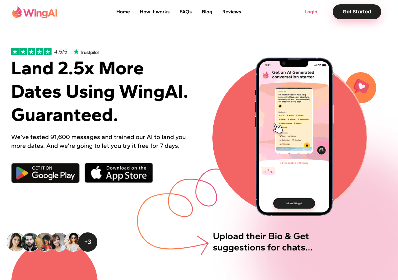 WingAI Conversational AI showing Conversational AI - Elevate Your Text with AI