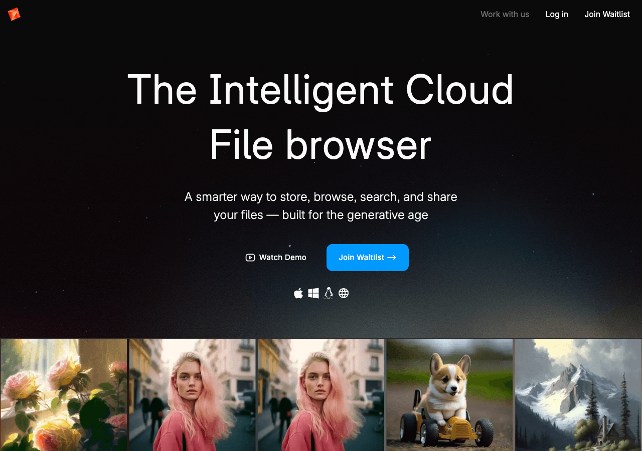 Poly 3D Generation showing 3D Generation - AI-native cloud file browser for your creative assets