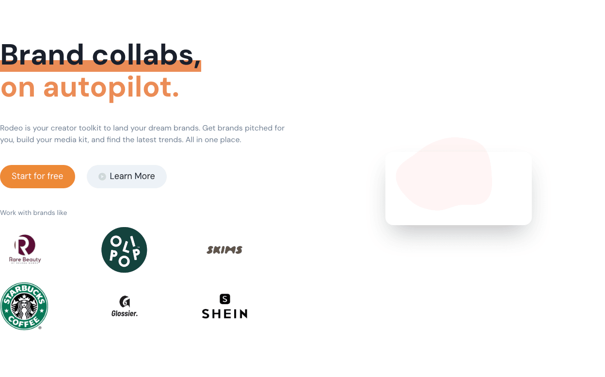 Rodeo Marketing Automation showing Marketing Automation - Simplify Planning Activities with Friends
