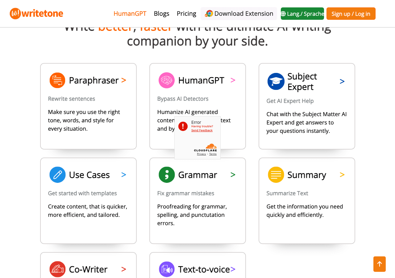 Write Tone Writing & Translation showing Writing & Translation - Crafting the perfect tone for your text