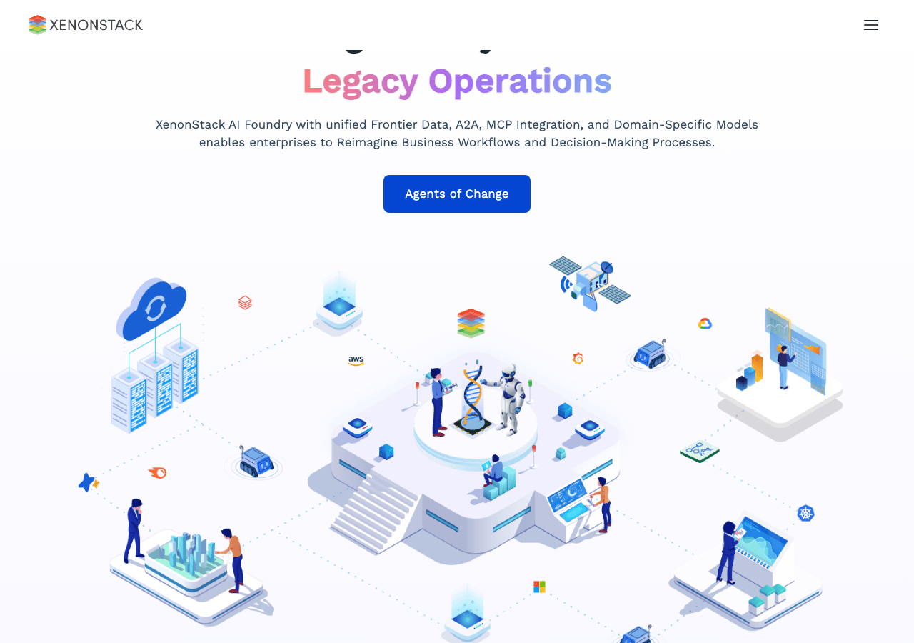 XenonStack Data Analytics showing Data Analytics - Empowering Autonomous Intelligence for Trusted and Agile Operations