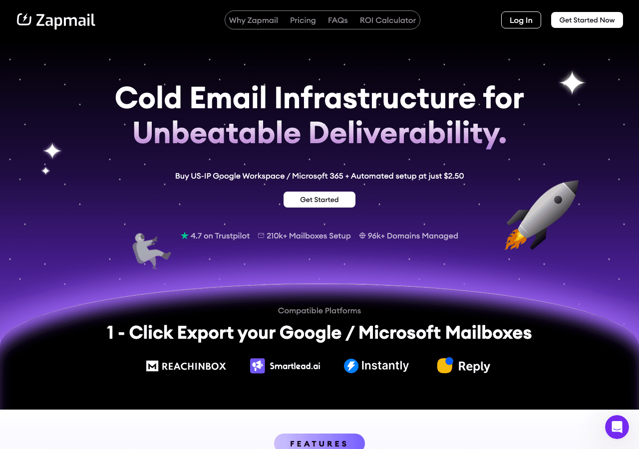 Zapmail Marketing Automation showing Marketing Automation - Effortless Translation and Communication