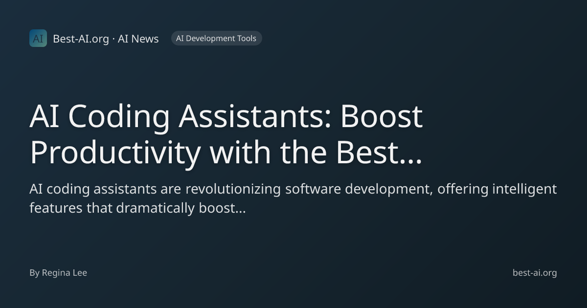 AI Coding Assistants: Boost Productivity with the Best AI Tools for ...