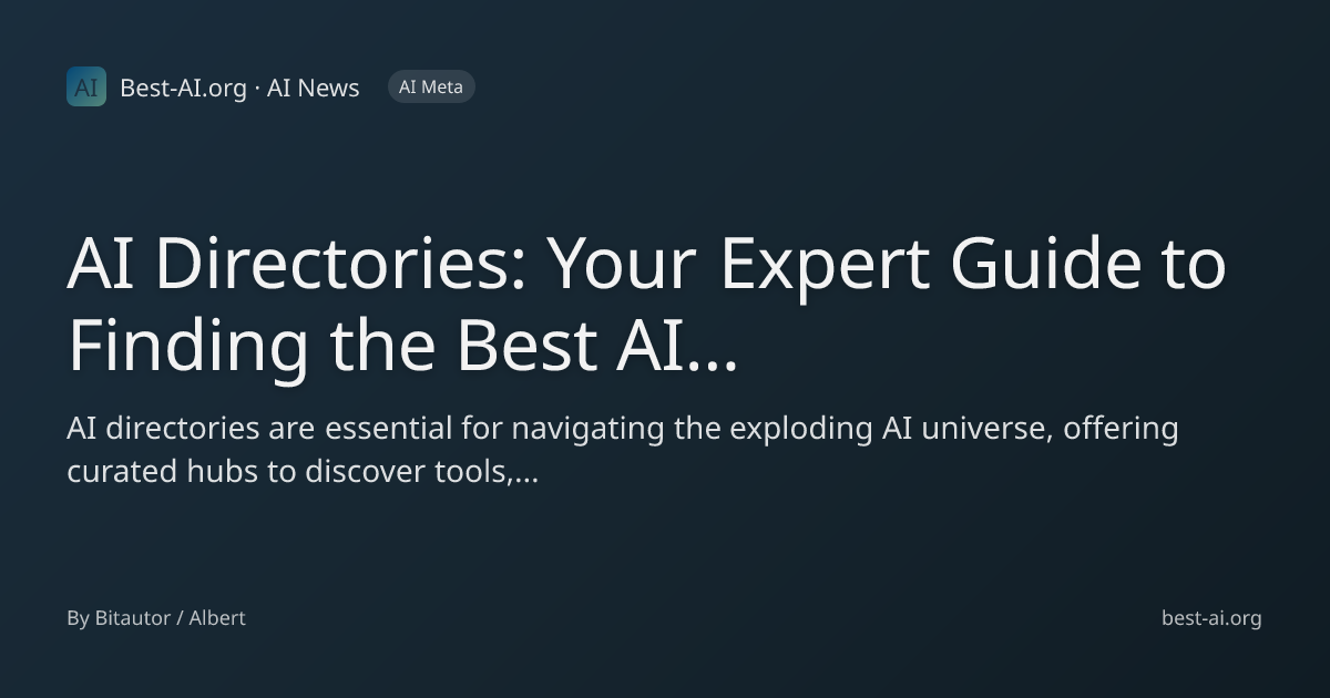 AI Directories: Your Expert Guide to Finding the Best AI Tools and ...