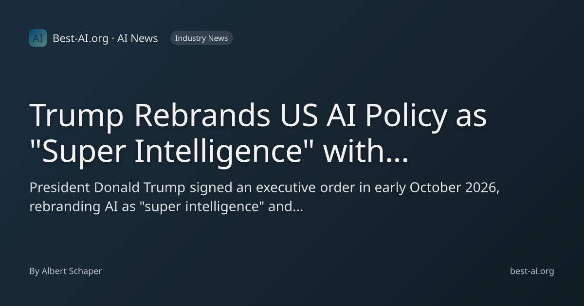 Trump Rebrands US AI Policy as 